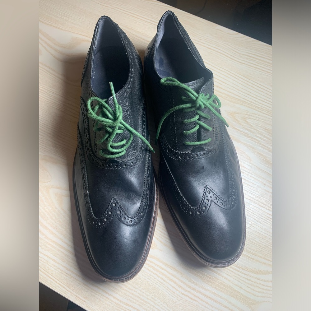 **For Sale: Beautiful Cole Haan Black Wing Tips**